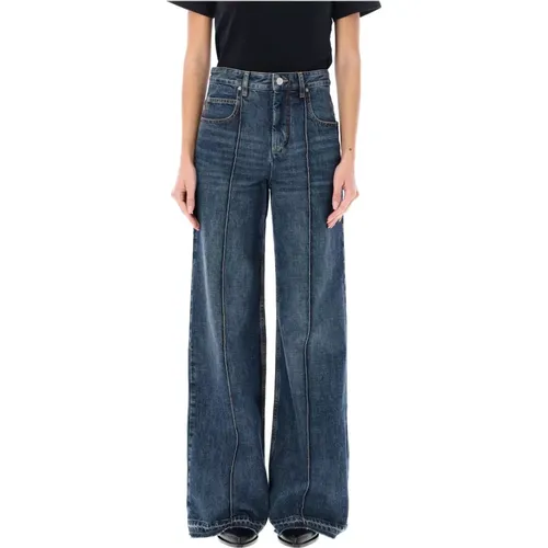 Blaue Denim Flare Jeans , Damen, Größe: 2XS - Isabel marant - Modalova