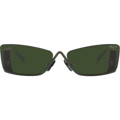 Schmetterlings-Sonnenbrille in Militärgrün - Prada - Modalova
