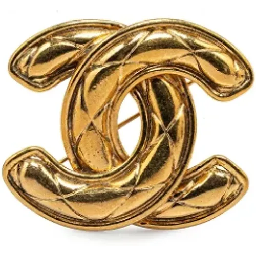 Pre-owned Metal brooches , female, Sizes: ONE SIZE - Chanel Vintage - Modalova