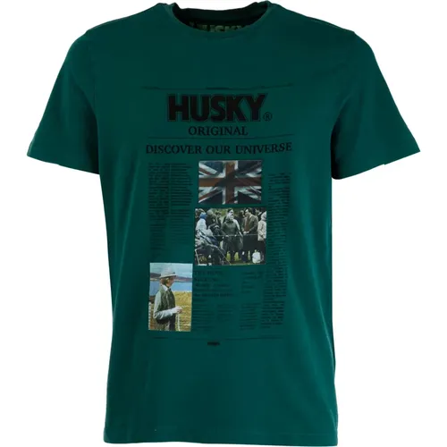 Zeitgemäßes Tyler Herren T-Shirt , Herren, Größe: 3XL - HUSKY ORIGINAL - Modalova