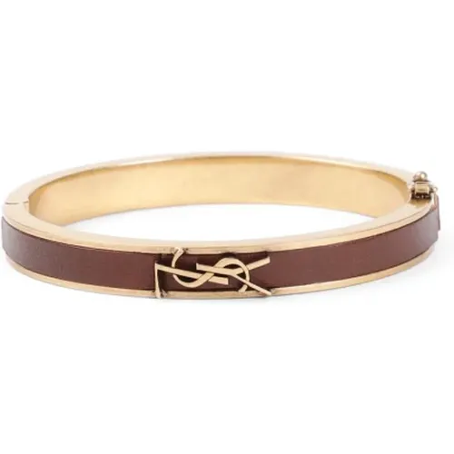 Brass Bracelet , female, Sizes: S - Saint Laurent - Modalova