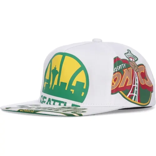 Seattle Supersonics Flache Schirmkappe - Mitchell & Ness - Modalova