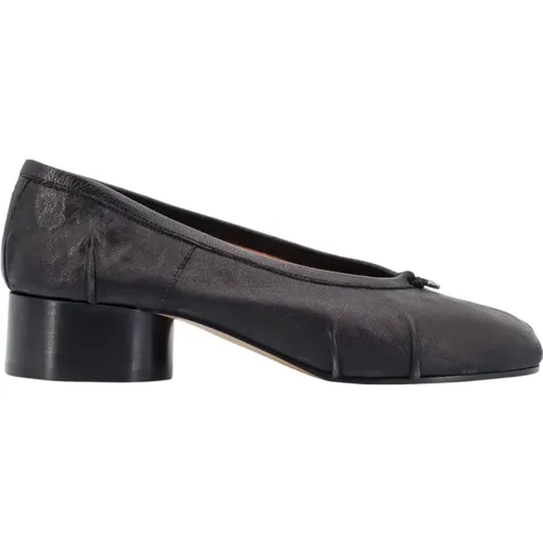 Iconic Tabi Leather Ballerinas , female, Sizes: 6 UK - Maison Margiela - Modalova