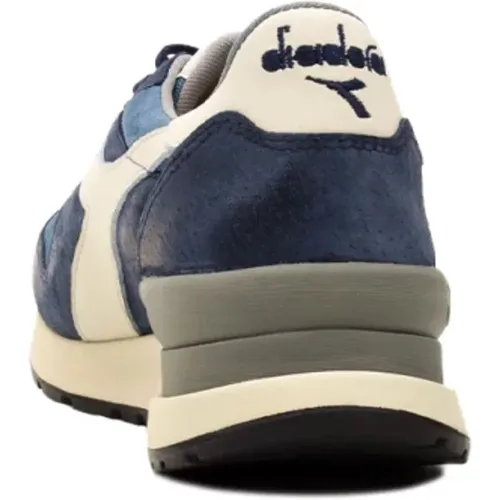 Blaue Low Top Sneakers für Herren , Herren, Größe: 42 EU - Diadora - Modalova