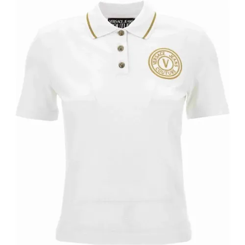 T-Shirts und Polos , Damen, Größe: 2XS - Versace Jeans Couture - Modalova