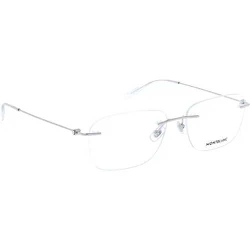Stylish Original Prescription Glasses for Men , male, Sizes: 56 MM - Montblanc - Modalova