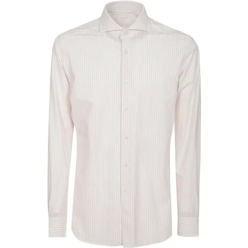 Striped Slim Fit Shirt , male, Sizes: XL, 3XL, L, 2XL, M - Xacus - Modalova