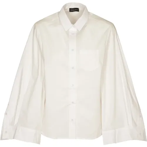 Wide Sleeve Shirt , female, Sizes: S - Roberto Collina - Modalova