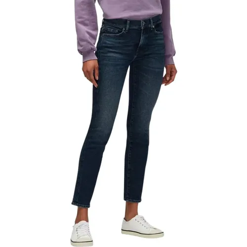 Luxe Vintage Roxanne Skinny Jeans , Damen, Größe: W26 - 7 For All Mankind - Modalova