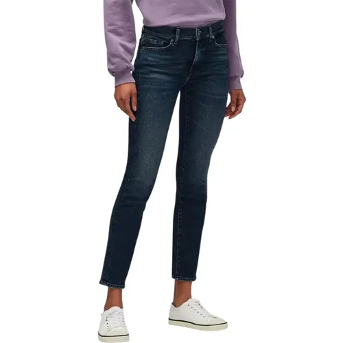 Luxe Vintage Roxanne Skinny Jeans , Damen, Größe: W30 - 7 For All Mankind - Modalova