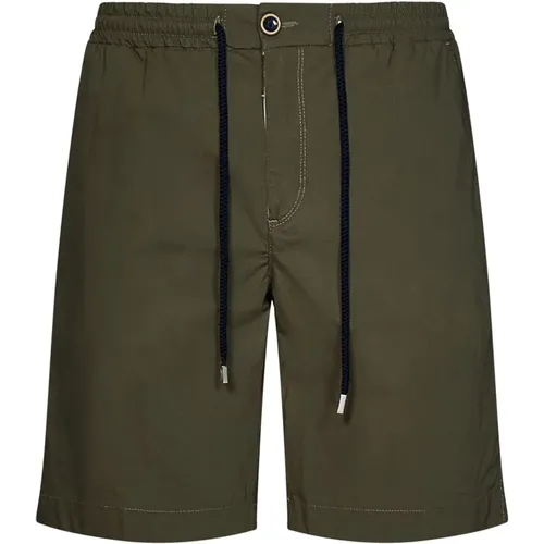 Militärgrüne Casual Shorts , Herren, Größe: W36 - Vilebrequin - Modalova