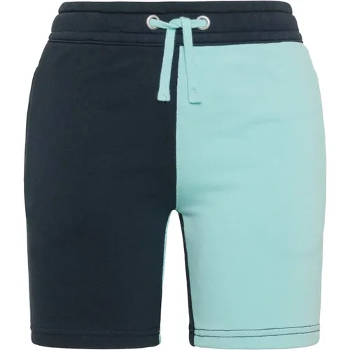 Blaue Kinder Bermuda Shorts mit Elastischem Bund - Sun68 - Modalova