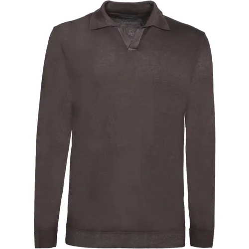 Brauner Merinowollpullover Aw24 , Herren, Größe: M - Daniele Fiesoli - Modalova