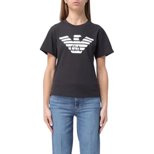 T-Shirts , Damen, Größe: L - Emporio Armani - Modalova