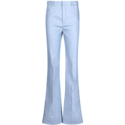 Light Flared Denim Jeans , female, Sizes: L - Saint Laurent - Modalova