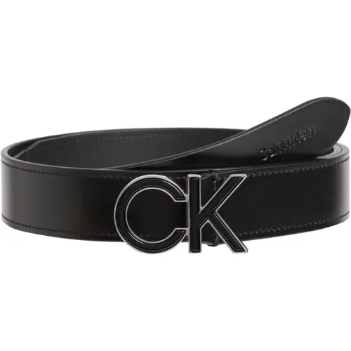Sophisticated Leather Belt , female, Sizes: 75 CM - Calvin Klein - Modalova