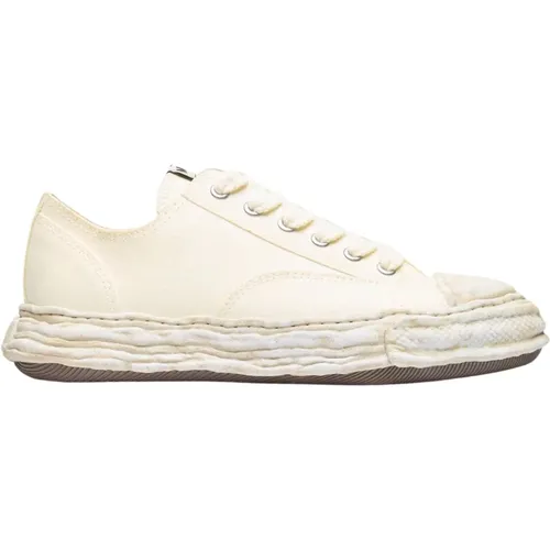 Canvas Distressed Sole Sneakers - MIHARA YASUHIRO - Modalova