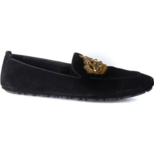 Loafers , male, Sizes: 7 UK - Dolce & Gabbana - Modalova