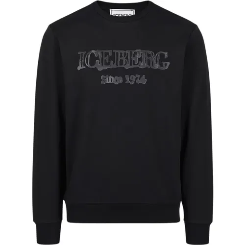 Logo Kapuzenpullover , Herren, Größe: L - Iceberg - Modalova