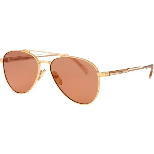 Stylische Sonnenbrille mit einzigartigem Design - Prada - Modalova