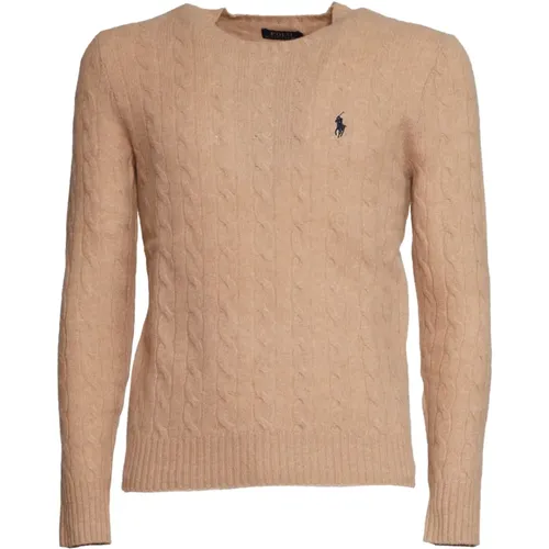 Camel Knitwear for Men Aw23 , male, Sizes: XL, L, 2XL, M, S - Ralph Lauren - Modalova