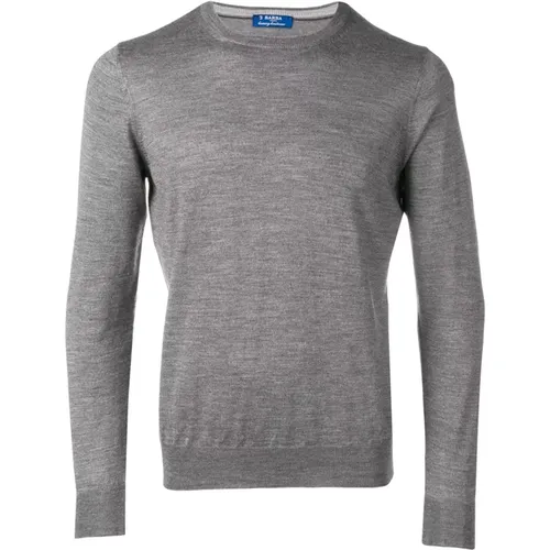 Black Sweatshirt Ss24 , male, Sizes: 2XL - Barba - Modalova