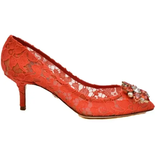 Womens Shoes Pumps Coral Ss22 , female, Sizes: 4 UK - Dolce & Gabbana - Modalova