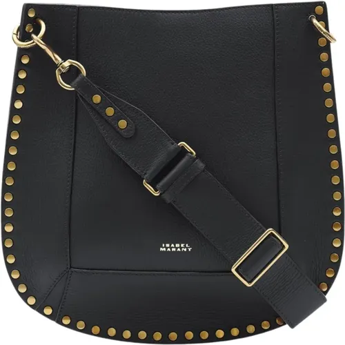 Leather Hobo Bag with Gold Studs , female, Sizes: ONE SIZE - Isabel Marant Étoile - Modalova