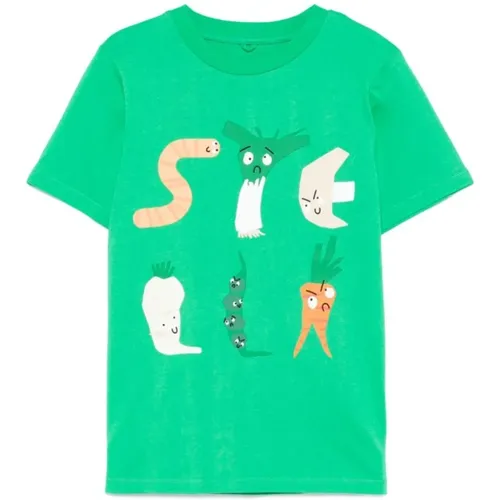 Baumwoll Grafik T-Shirt - Stella Mccartney - Modalova