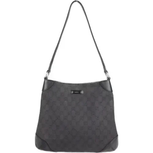 Pre-owned Canvas Gucci Shoulder Bag , female, Sizes: ONE SIZE - Gucci Vintage - Modalova