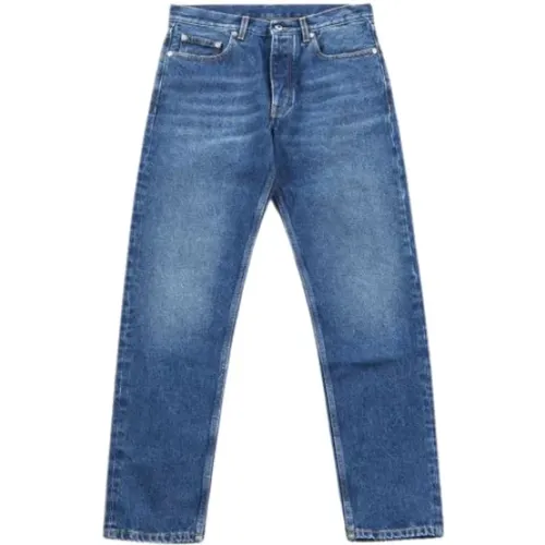 Distressed denim - Colour: Bleu , male, Sizes: W31 - Off White - Modalova