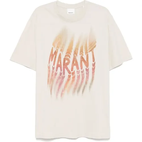 T-shirt Hugo G-B Faded Ecru , Herren, Größe: S - Isabel marant - Modalova