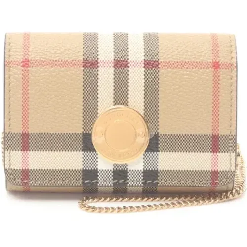 Pre-owned Canvas wallets , female, Sizes: ONE SIZE - Burberry Vintage - Modalova