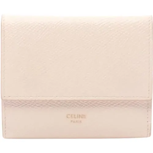 Pre-owned Leather wallets , female, Sizes: ONE SIZE - Celine Vintage - Modalova