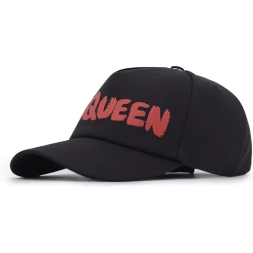 Graffiti Cap in Schwarz , unisex, Größe: L - alexander mcqueen - Modalova