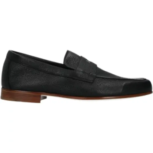 Classic Hammered Leather Loafers , male, Sizes: 11 UK - John Lobb - Modalova