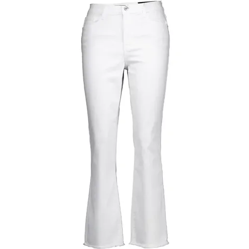 Trendy Cropped Flared Jeans , female, Sizes: XL, M, S - Joseph Ribkoff - Modalova