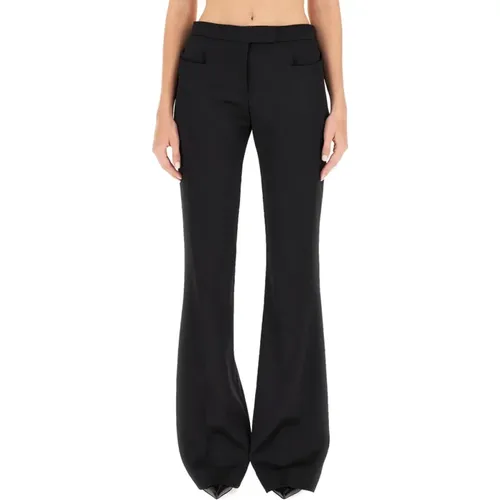 Elegant Flare Fit Wool Trousers - Tom Ford - Modalova