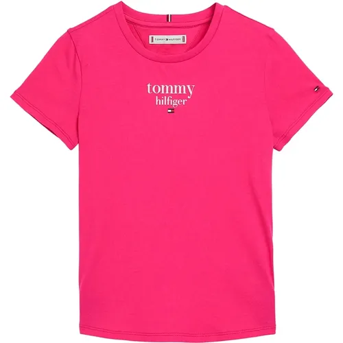 T-Shirt mit Logo-Print - Tommy Hilfiger - Modalova