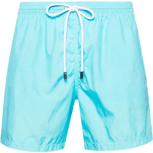 Polyester Swim Shorts with Side Pockets , male, Sizes: XL, M, L - Barba - Modalova
