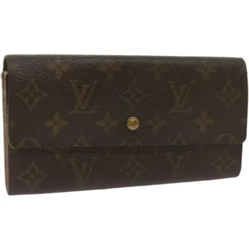 Pre-owned Canvas wallets , female, Sizes: ONE SIZE - Louis Vuitton Vintage - Modalova