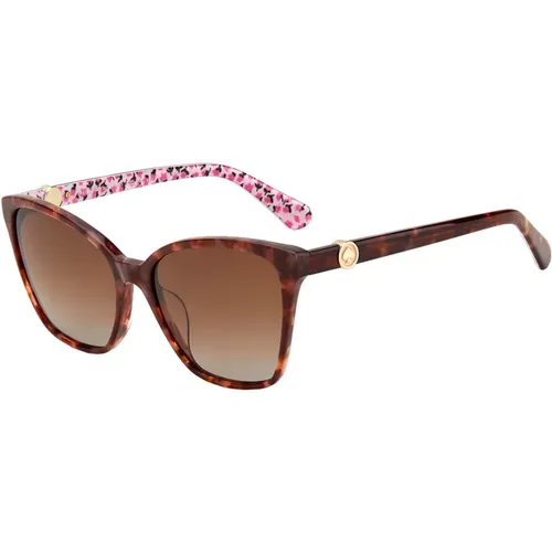 Havana Pink Sonnenbrille AMIYAH/G/S,Sunglasses,Schwarze/Dunkelgraue Sonnenbrille Amiyah/G/S - Kate Spade - Modalova