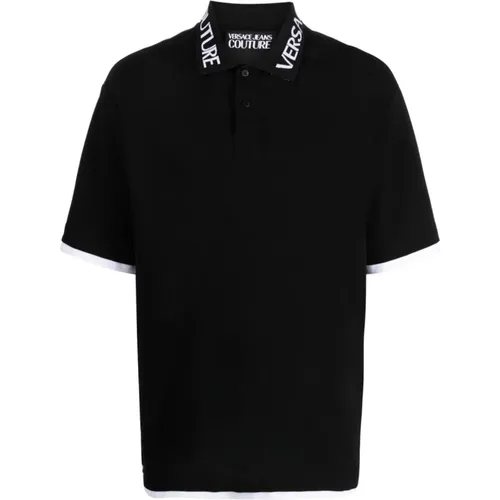 Mens Clothing T-Shirts Polos Ss24 , male, Sizes: L - Versace Jeans Couture - Modalova
