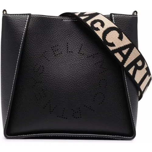 Faux Leather Logo Crossbody Bag , female, Sizes: ONE SIZE - Stella Mccartney - Modalova