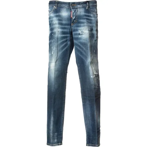Slim-fit Jeans aus Denim , Damen, Größe: 2XS - Dsquared2 - Modalova