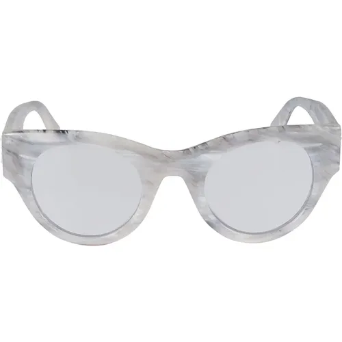 Stylische Sonnenbrille für elegante Outfits - Off White - Modalova