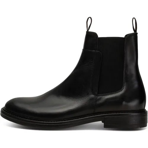 Zeitloser Leder Chelsea Boot - Schwarz , Herren, Größe: 41 EU - Shoe the Bear - Modalova