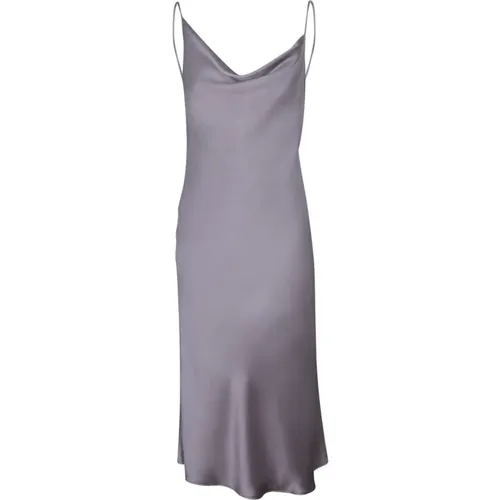 Women's Clothing Dress Grey Aw23 , female, Sizes: 2XS - Blanca Vita - Modalova