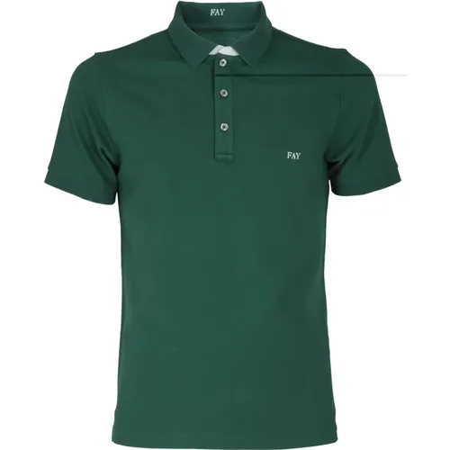 Classic Polo Shirt , male, Sizes: S - Fay - Modalova