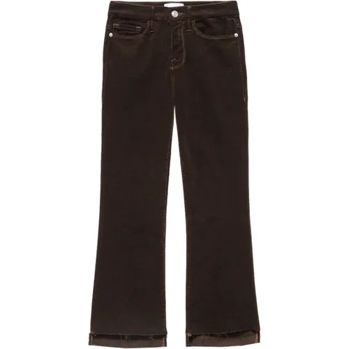 Mini Bootcut Jeans , Damen, Größe: W27 - Frame - Modalova